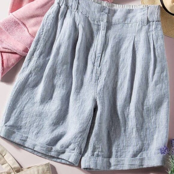 Nautical Stripe Shorts - Picture 1 of 4